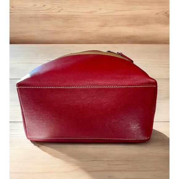 Vintage Coach 9348 Leather Rugby Stripe Tote Bag & Skinny Wristlet - Picture 4 of 15